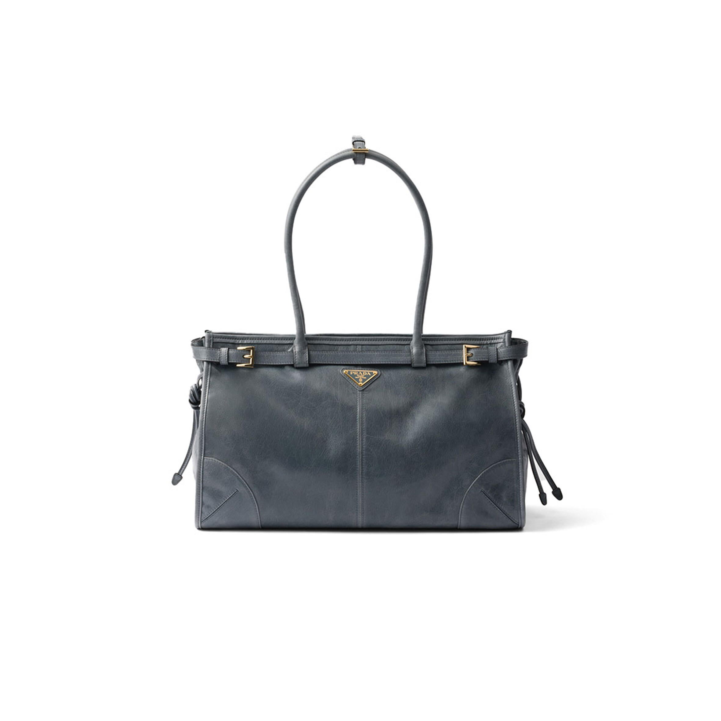 PRADA BONNIE LARGE LEATHER HANDBAG 1BA433 (38*24*12cm) PRADA BONNIE LARGE LEATHER HANDBAG 1BA433 (38*24*12cm)